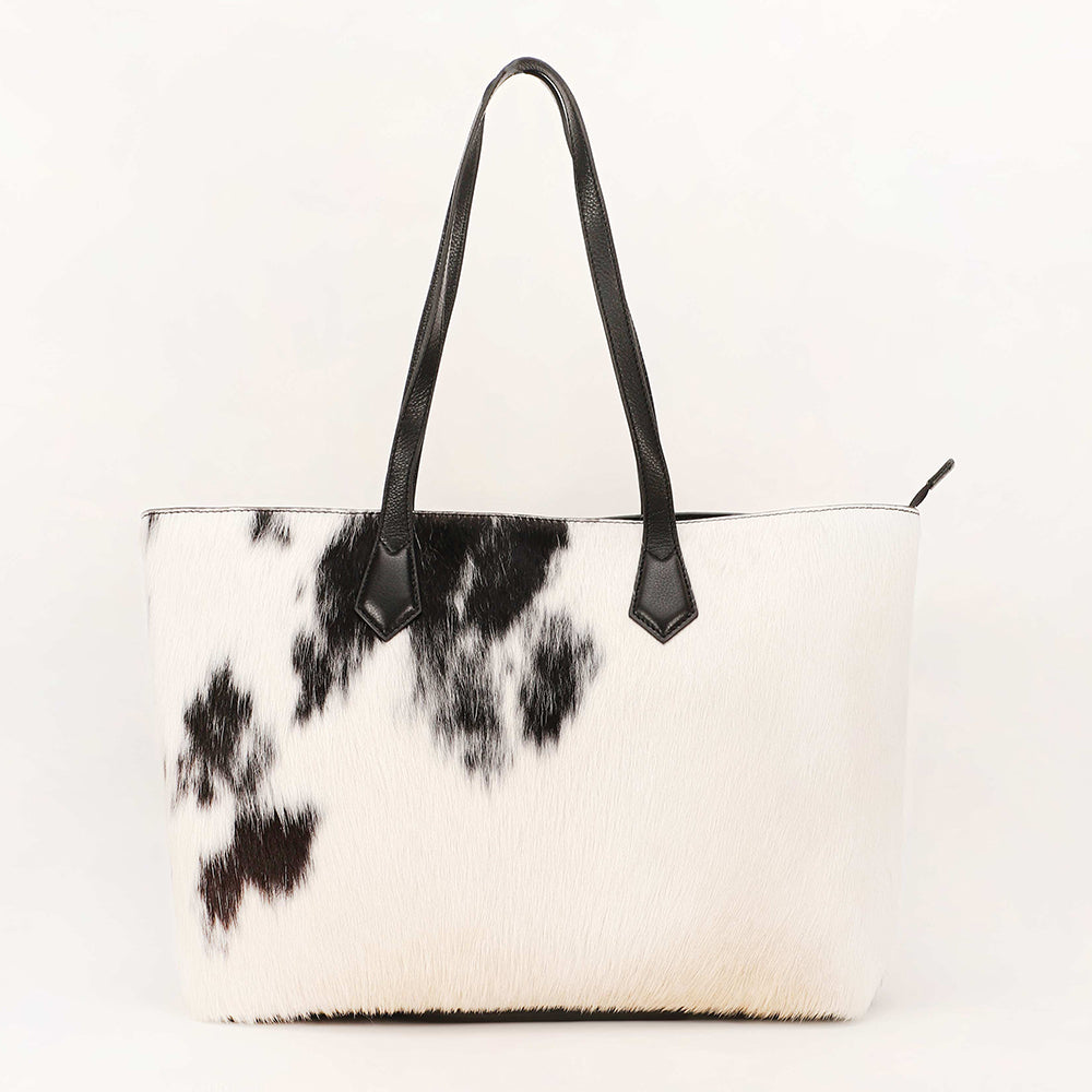 California Poppy Large Bag Black And White