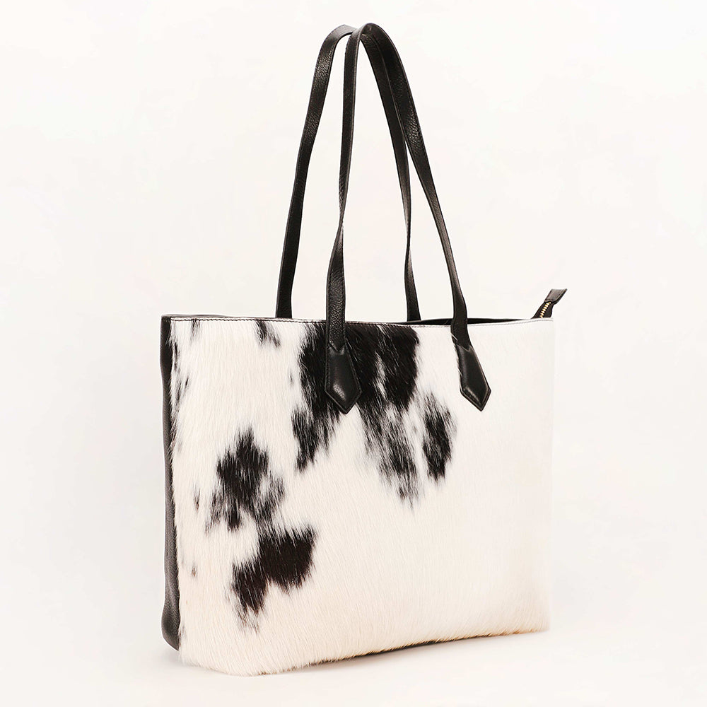California Poppy Large Bag Black And White
