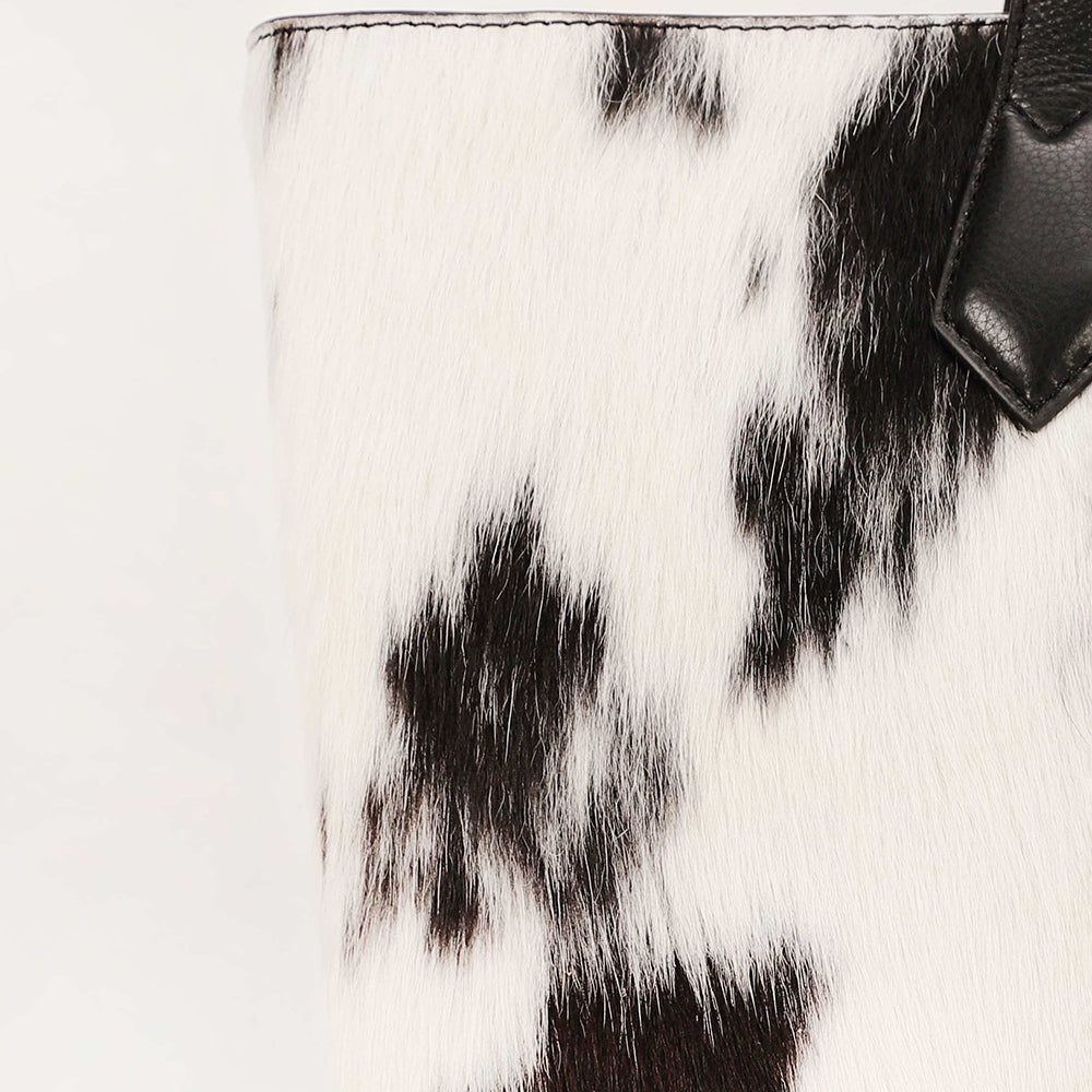 California Poppy Large Bag Black And White