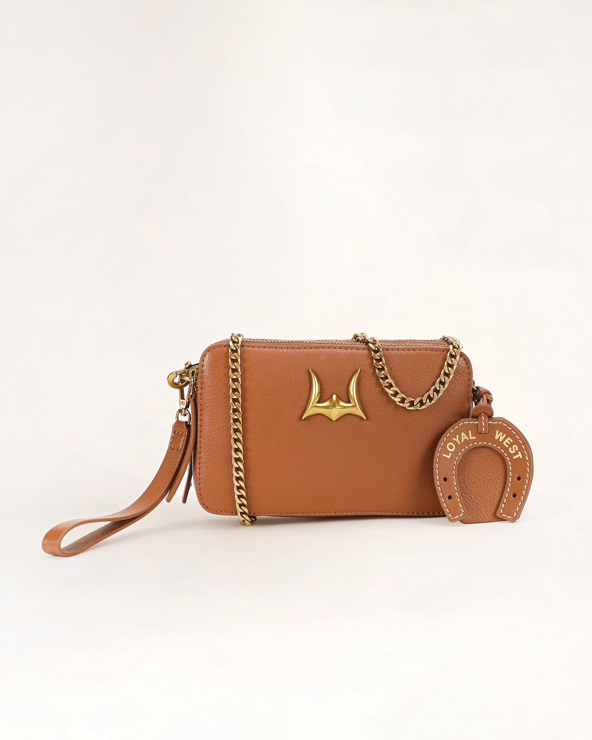 Shell Mini Purse Black Floral