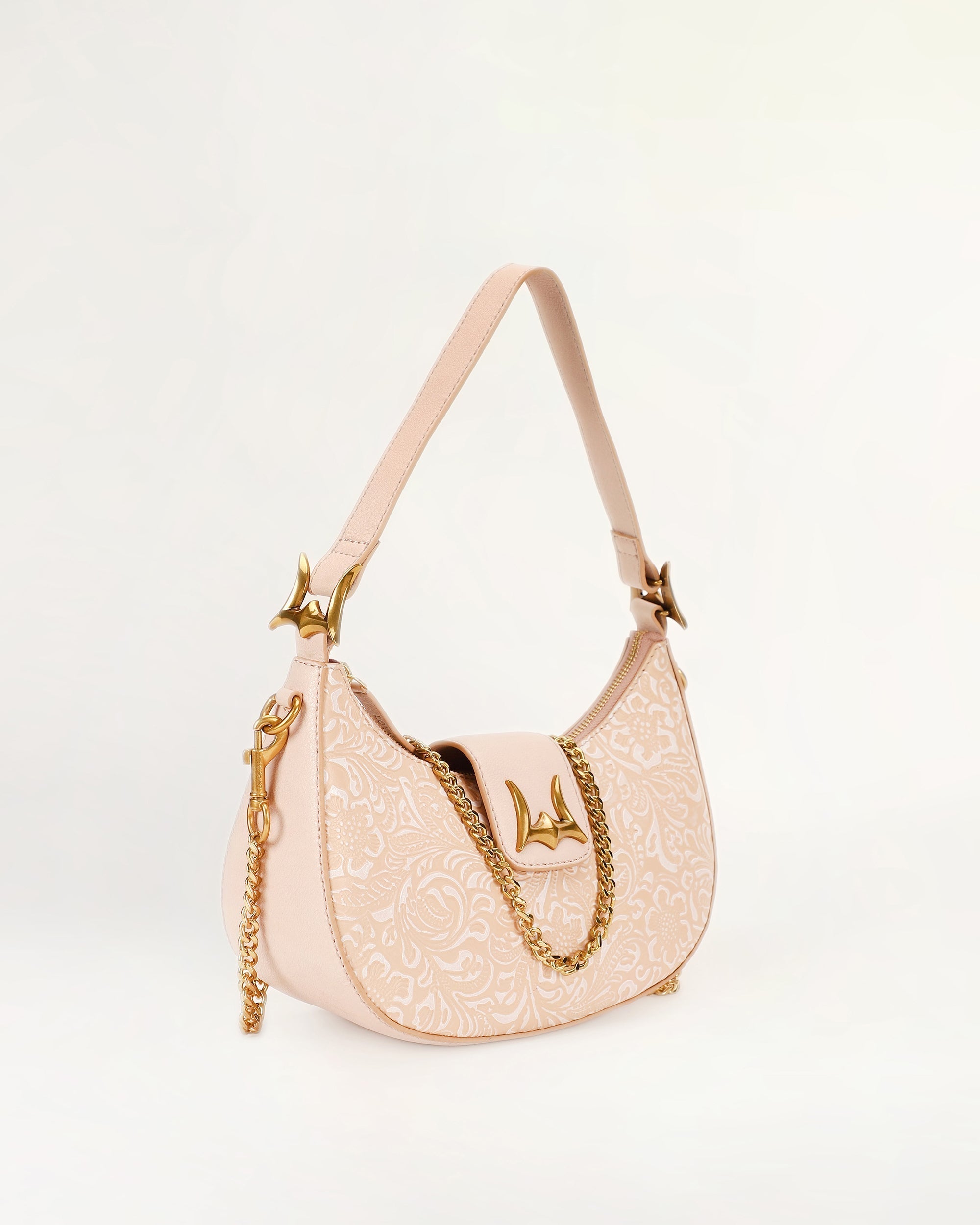 Lw Hobo Medium Purse Beige Floral