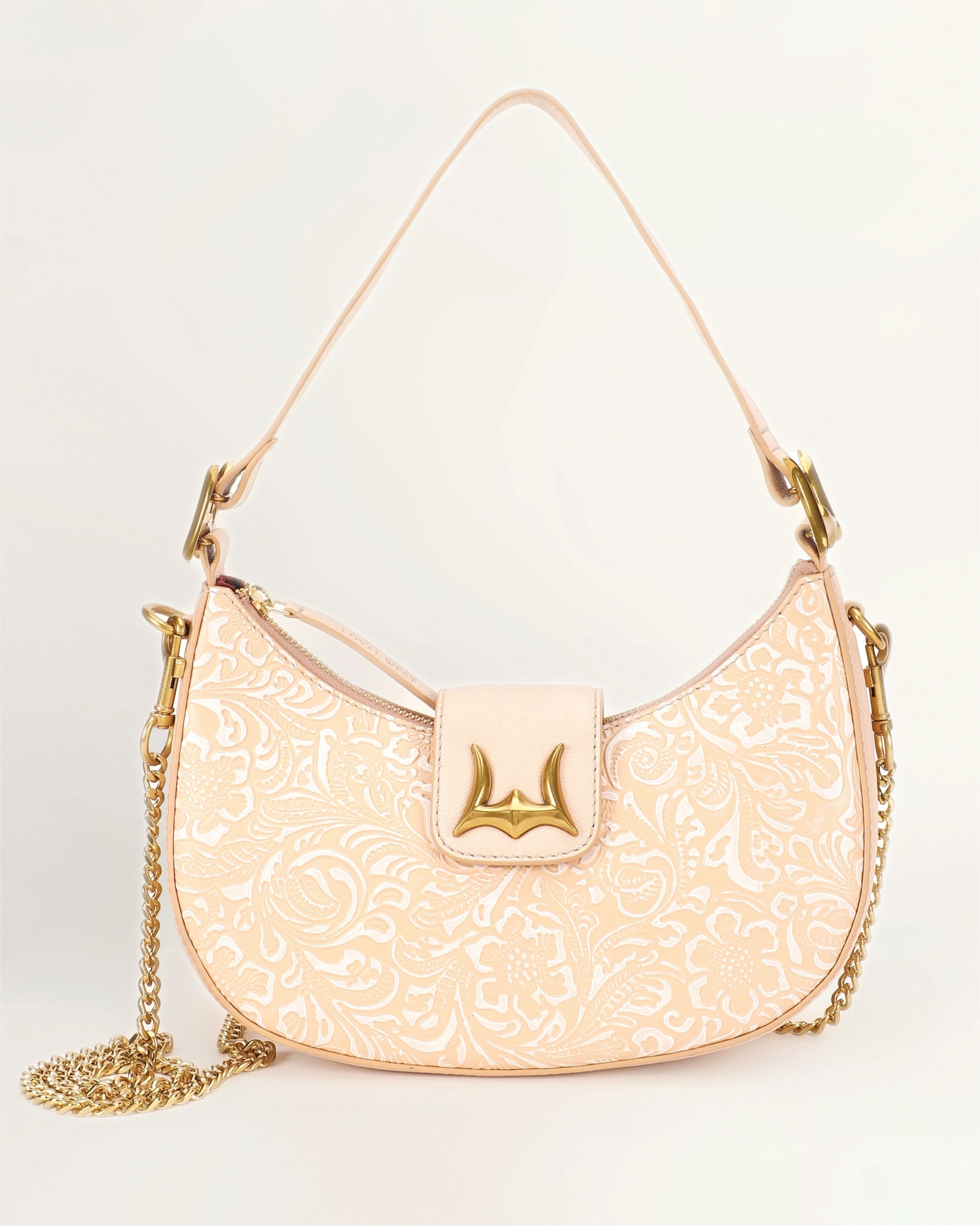 Lw Hobo Medium Purse Beige Floral