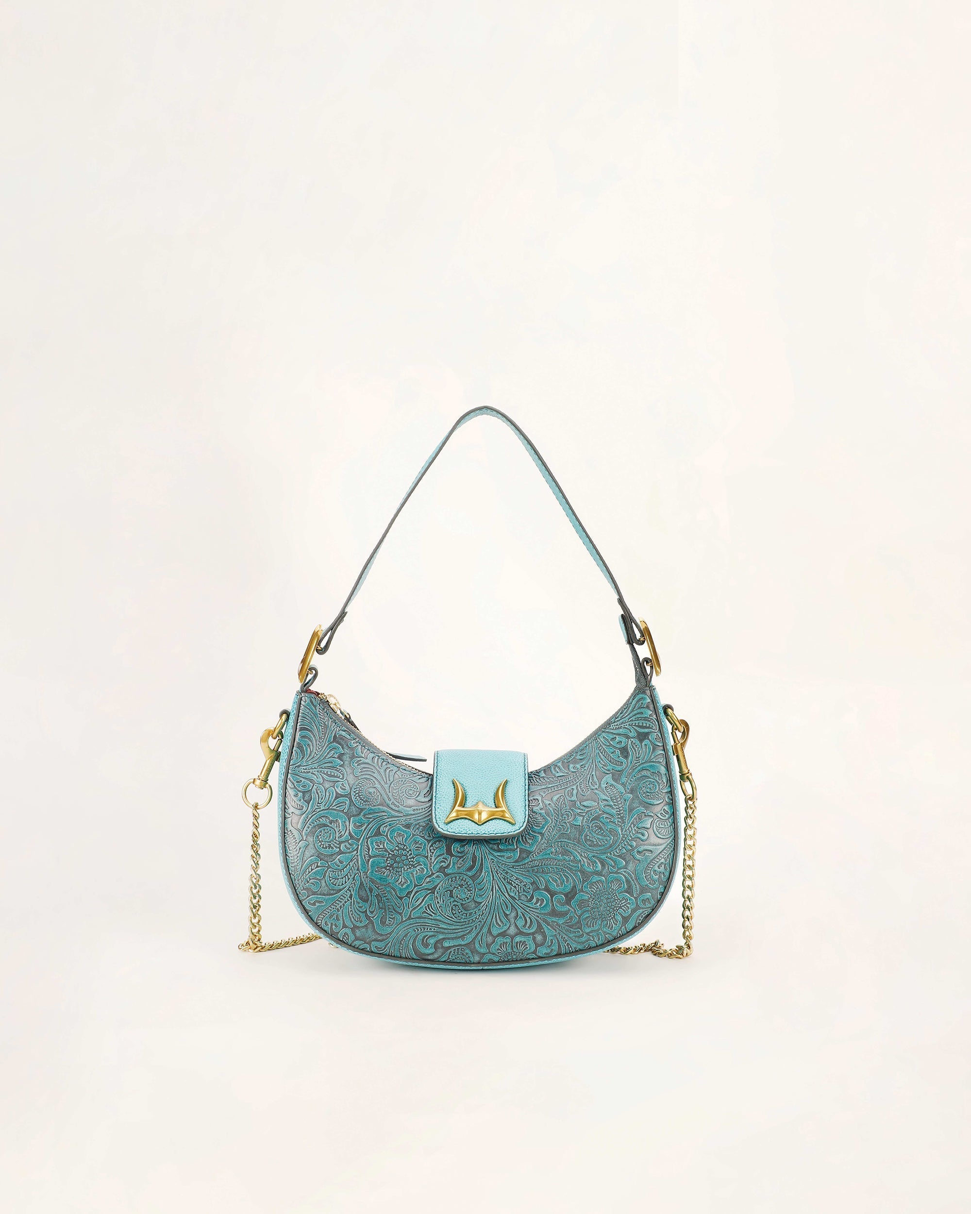 Lw Hobo Medium Purse Turquoise Floral