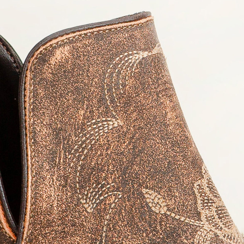 South West Booties Brown Calfskin