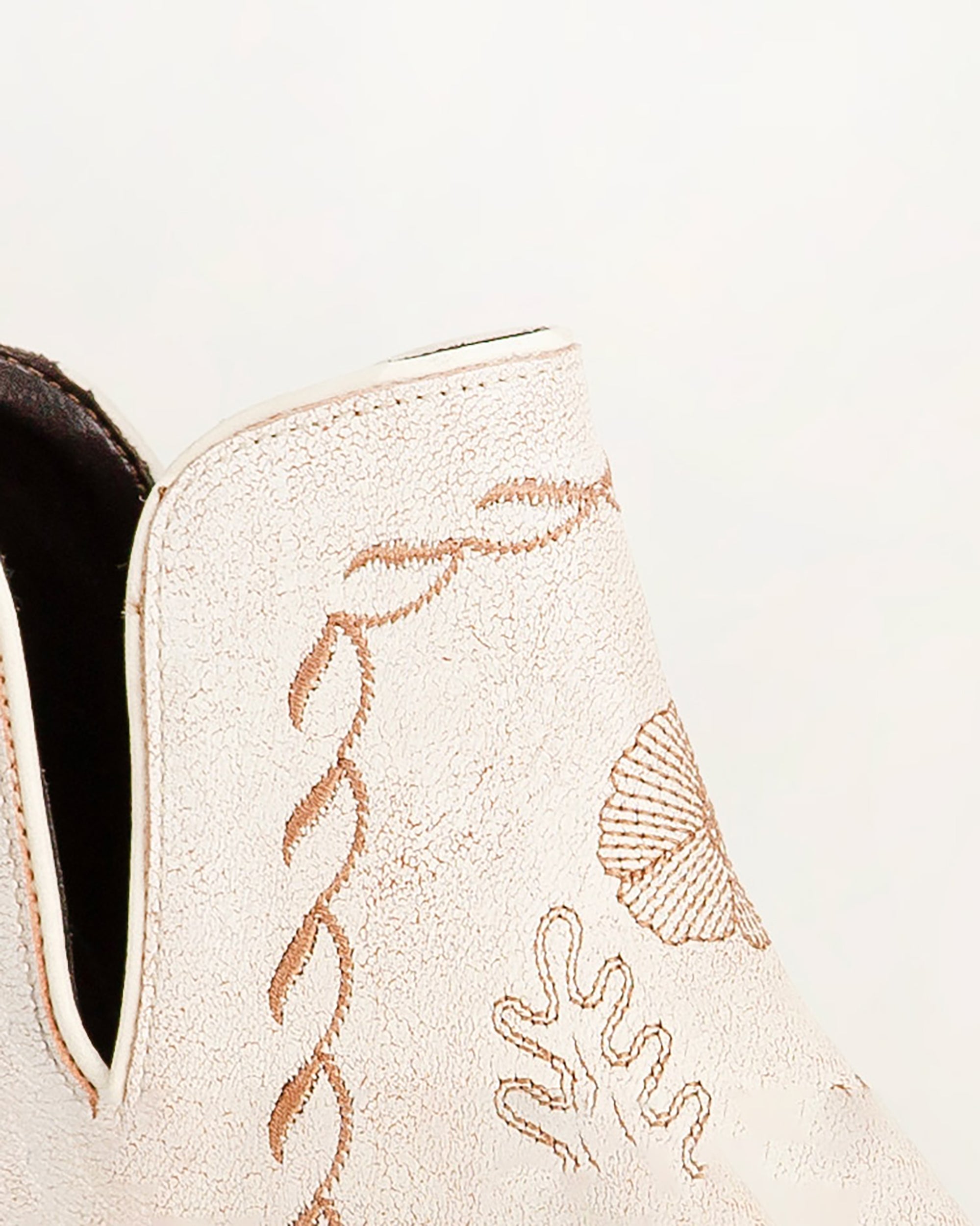 South West Booties White Calfskin