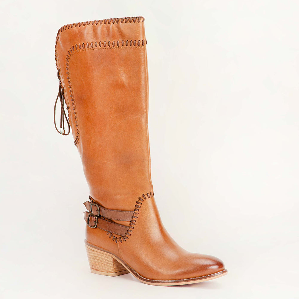 Dusty Trail High Boot In Calfskin