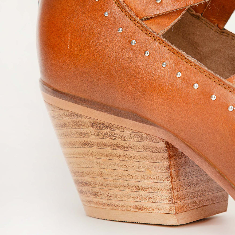 Lace Up Booties In Calfskin