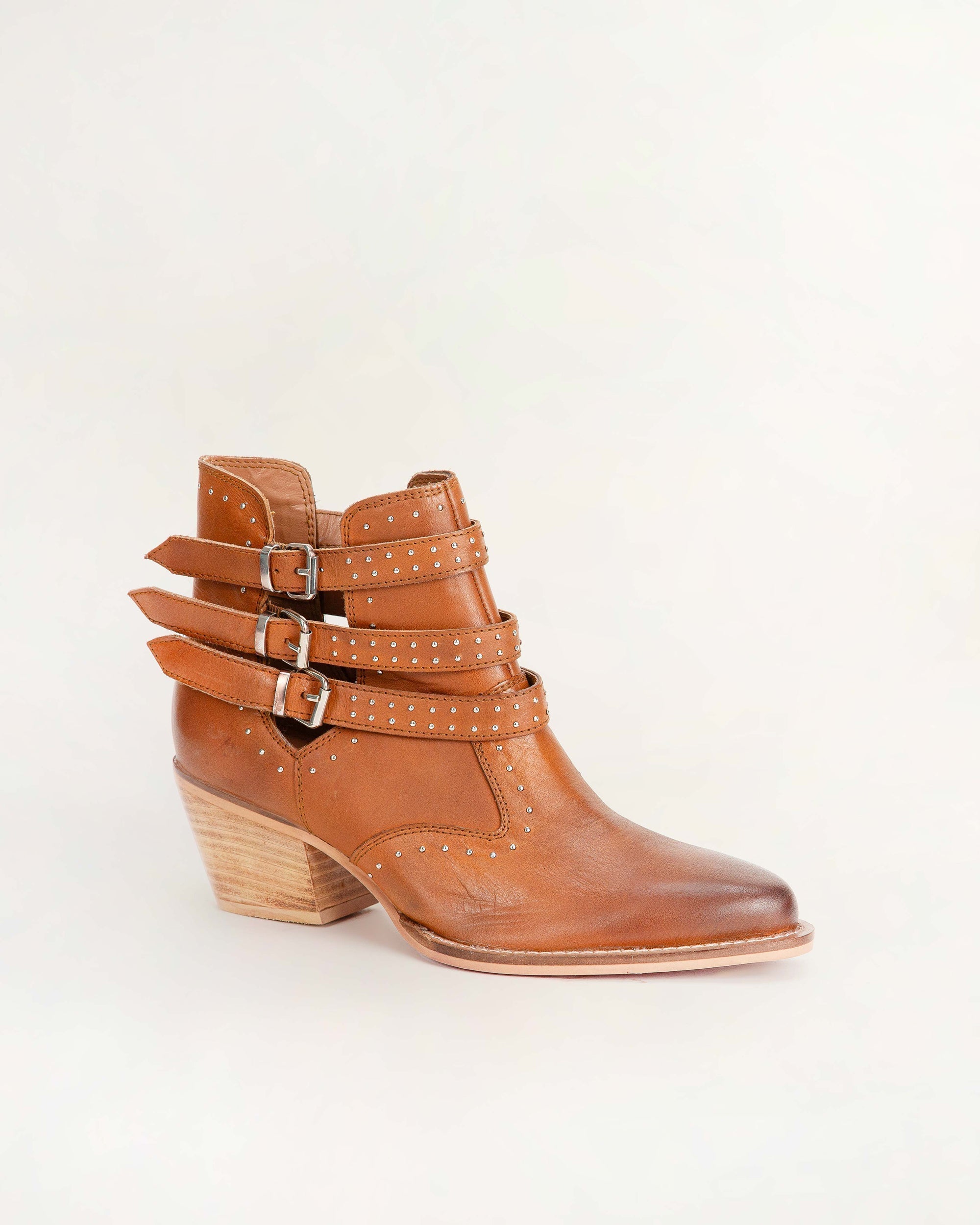 Buckle In Ankle Booties & Calfskin