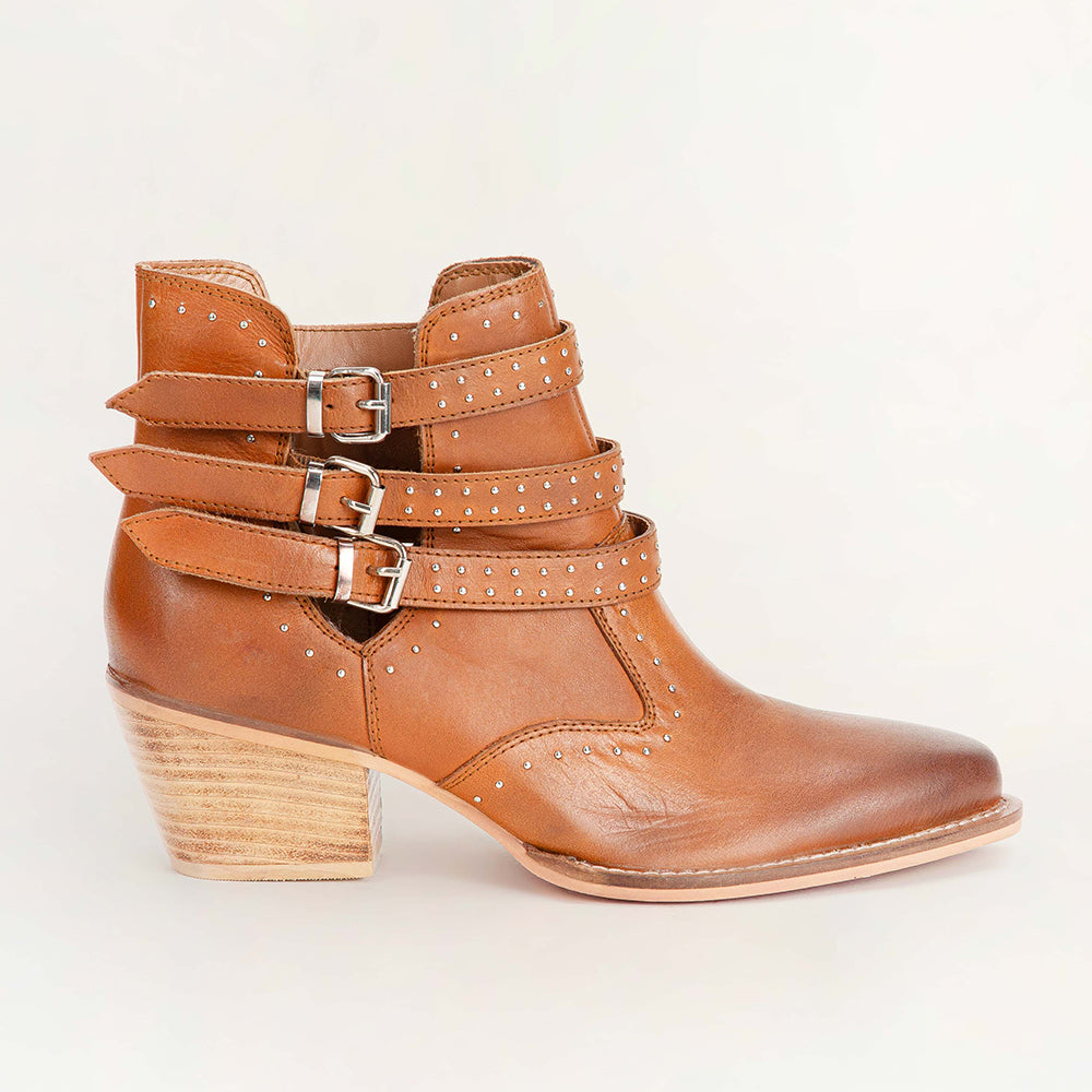 Buckle In Ankle Booties & Calfskin