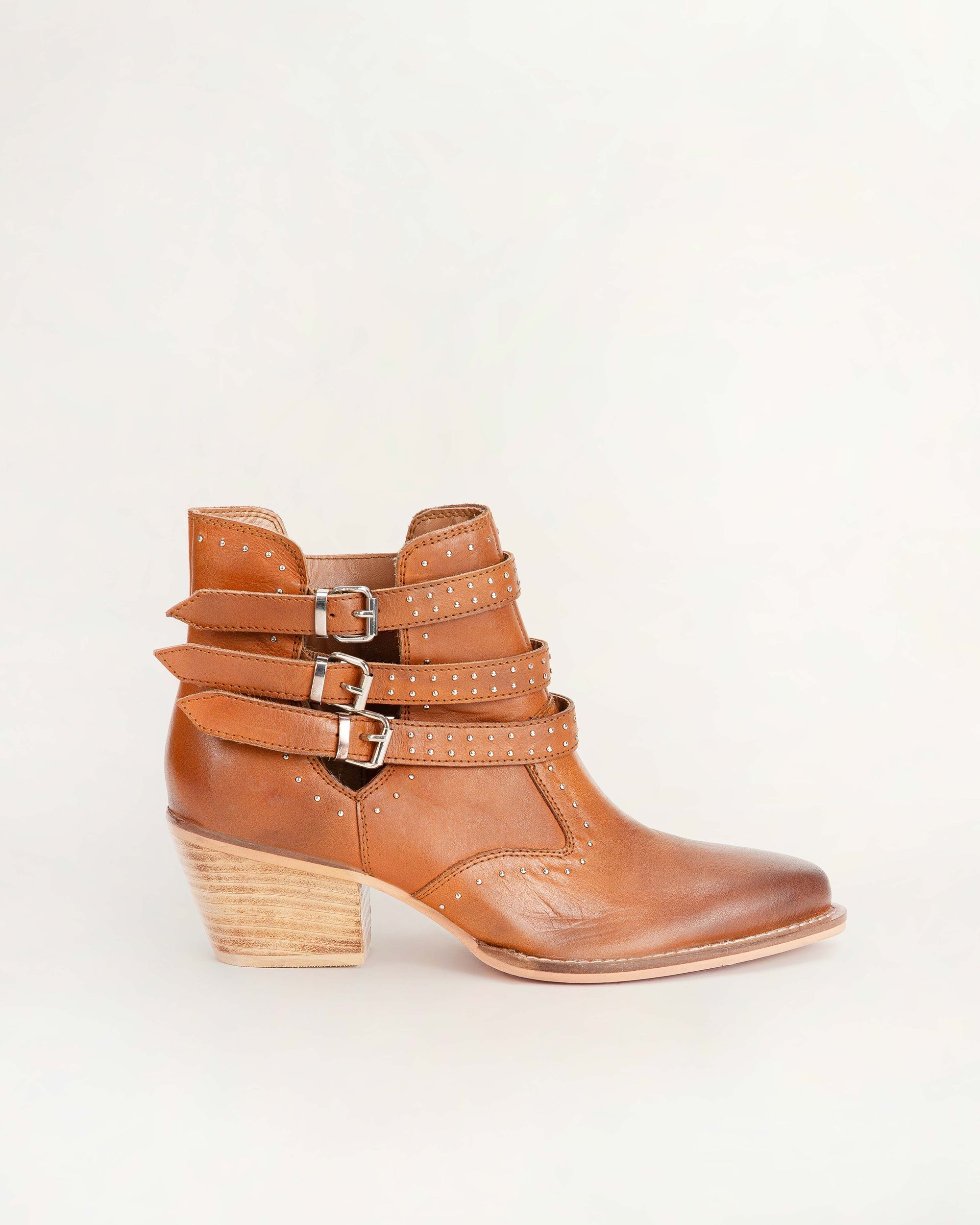 Buckle In Ankle Booties & Calfskin