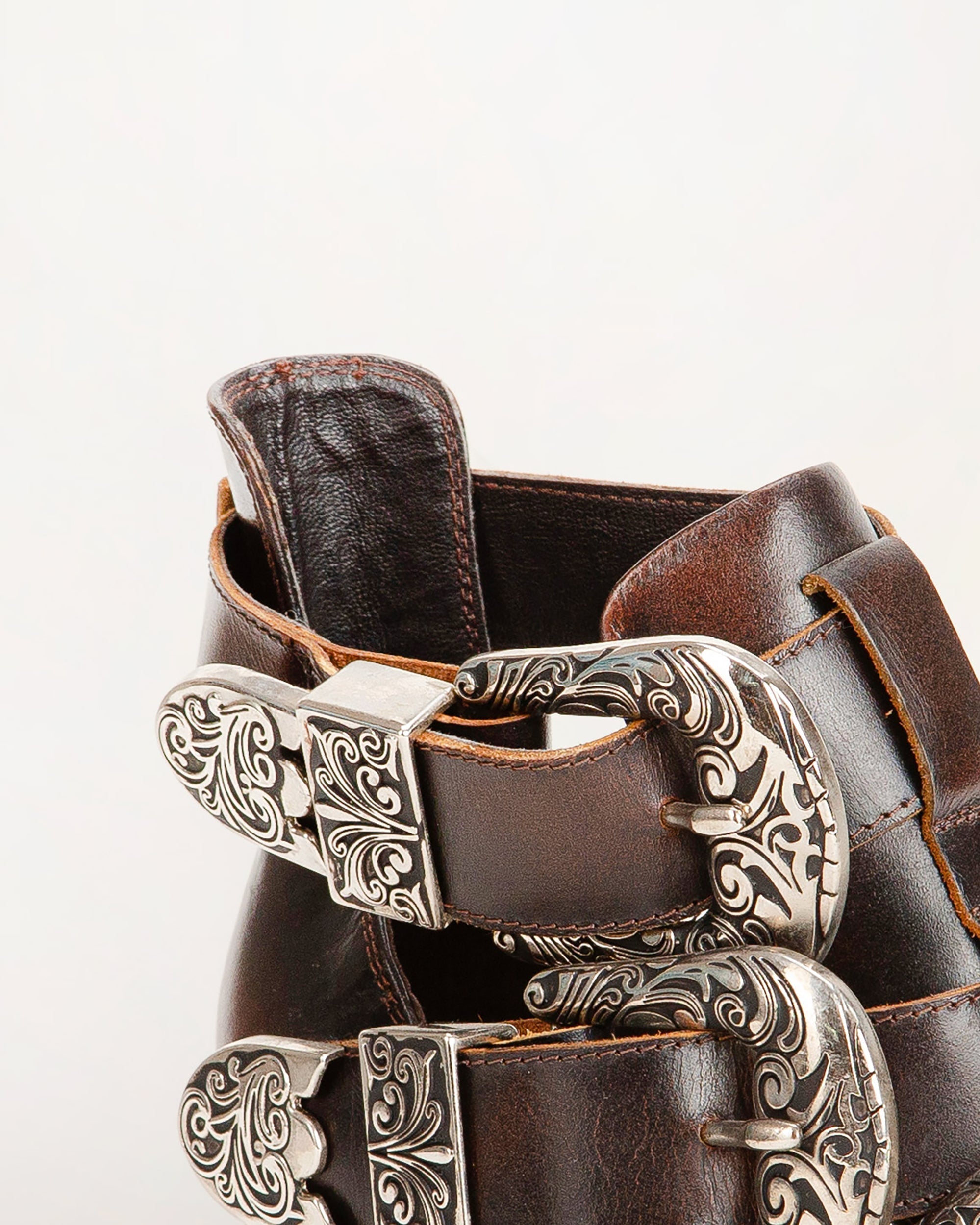 Rodeo Ankle Bootie In Calfskin