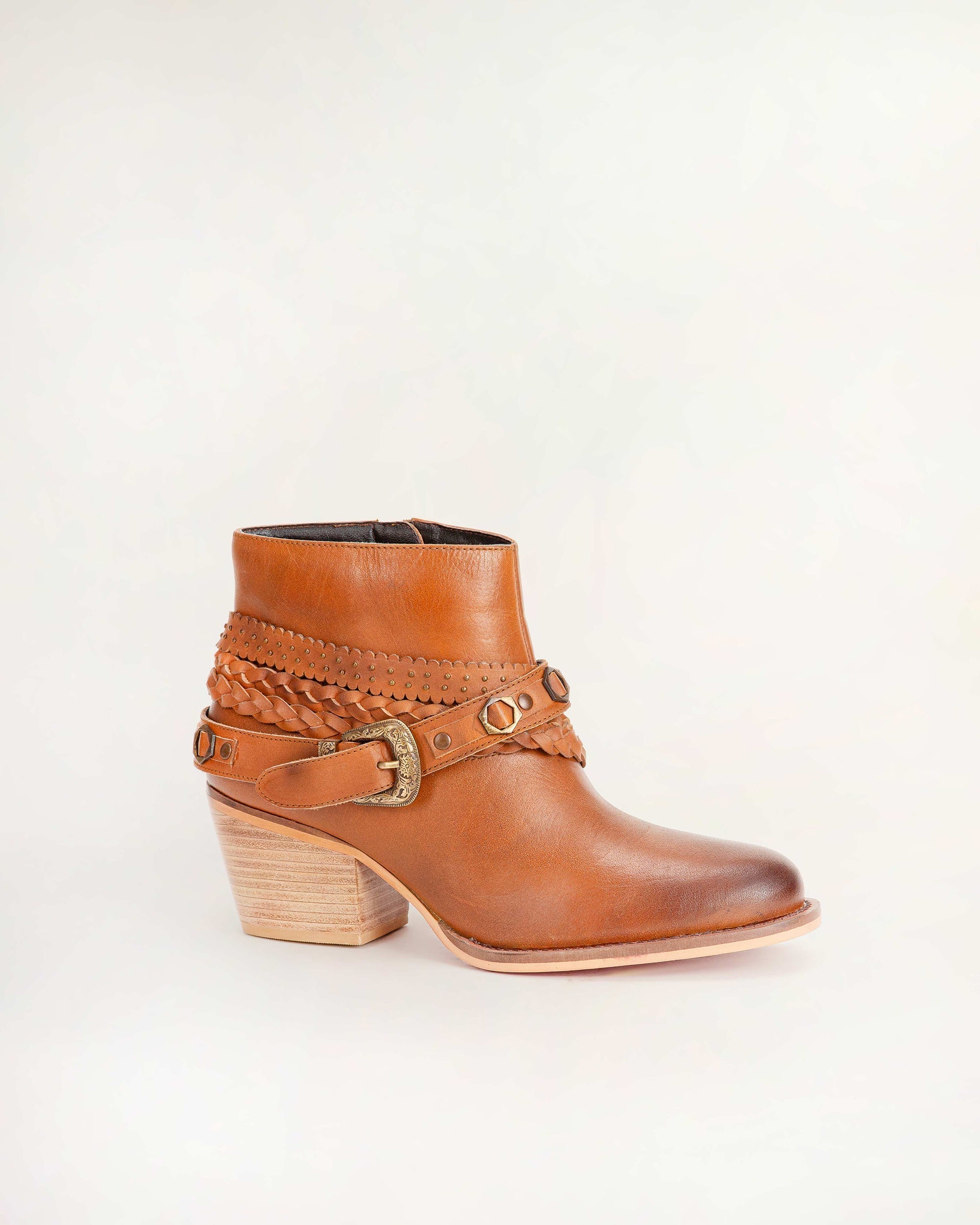 Marlene Ankle Booties In Calfskin
