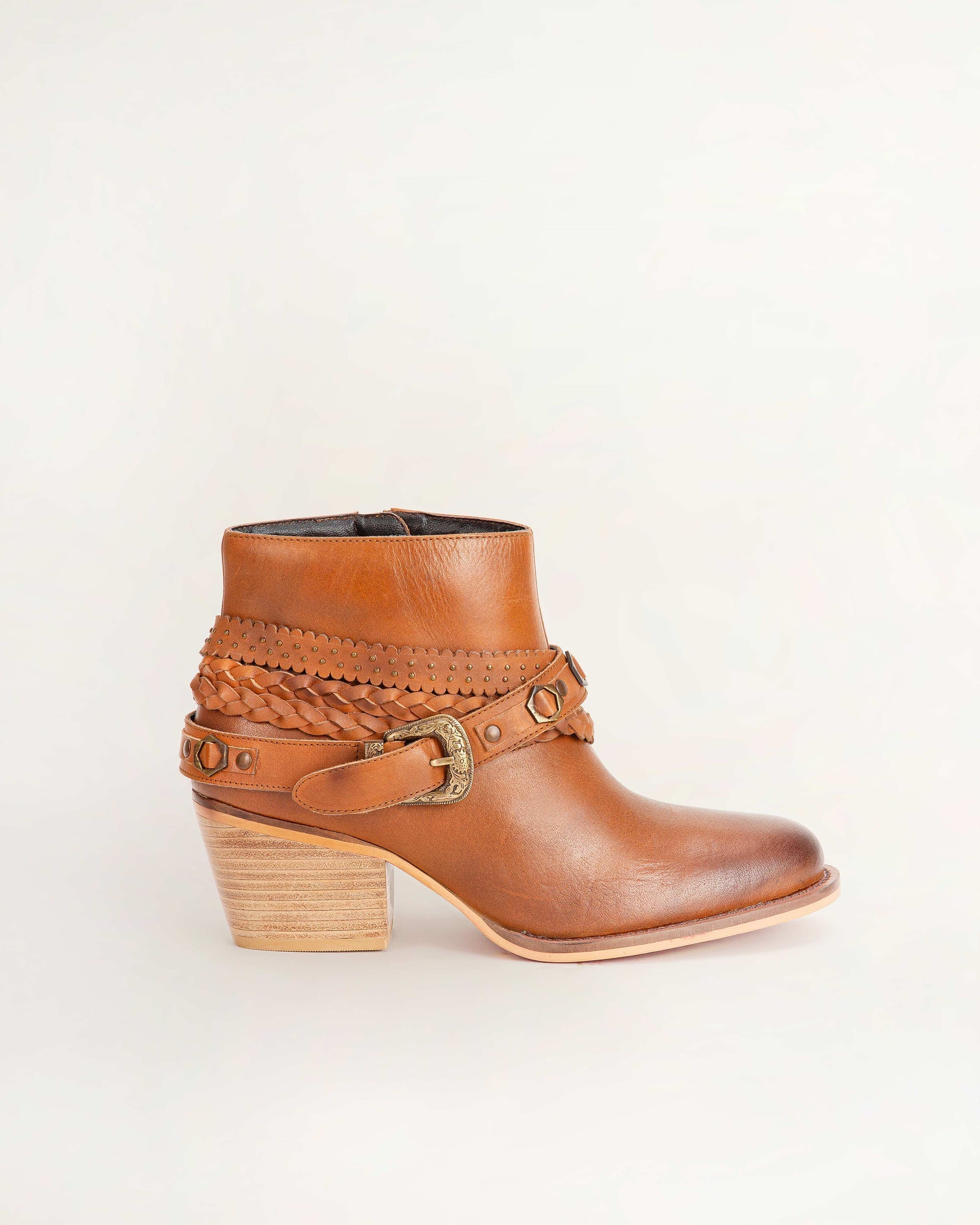 Marlene Ankle Booties In Calfskin