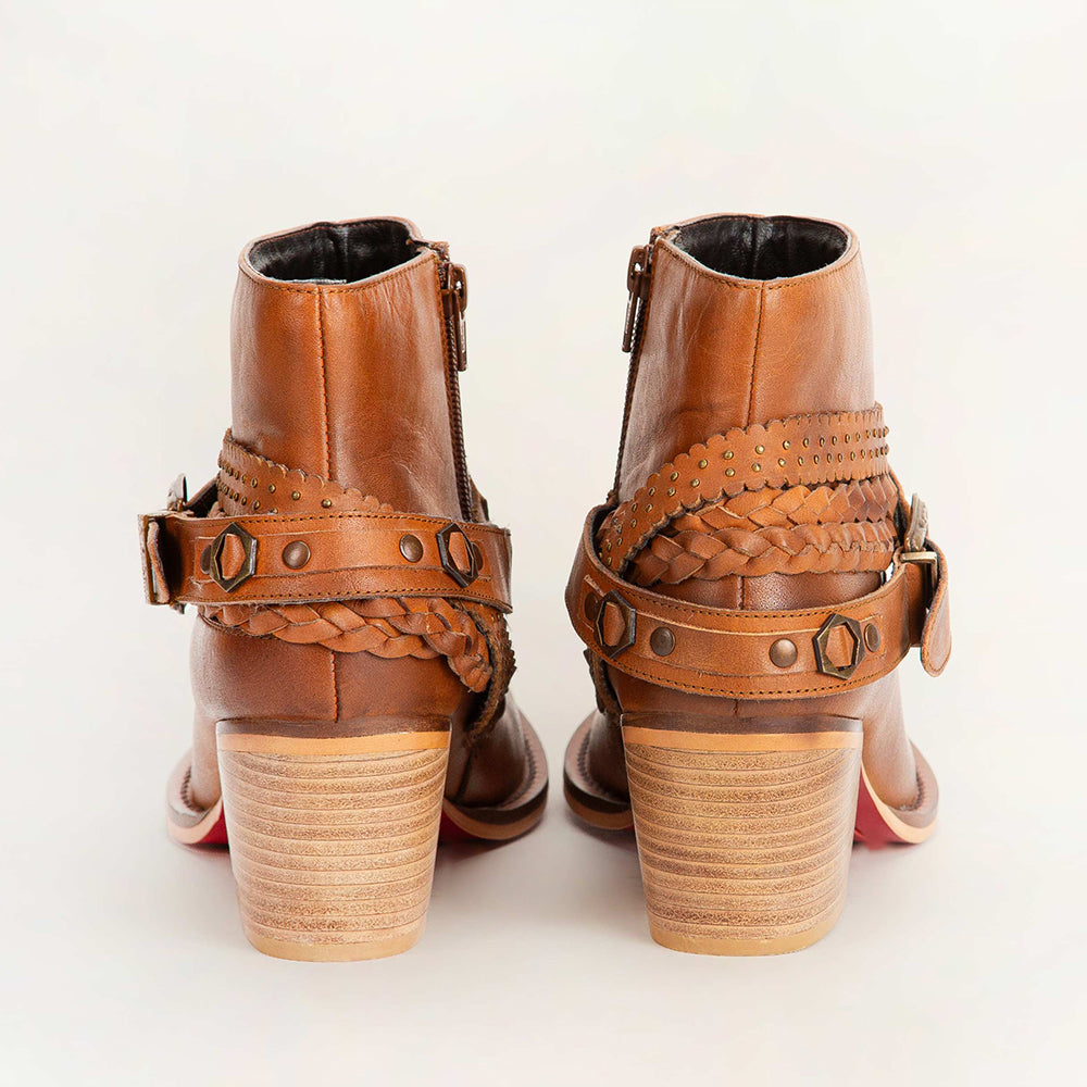 Marlene Ankle Booties In Calfskin