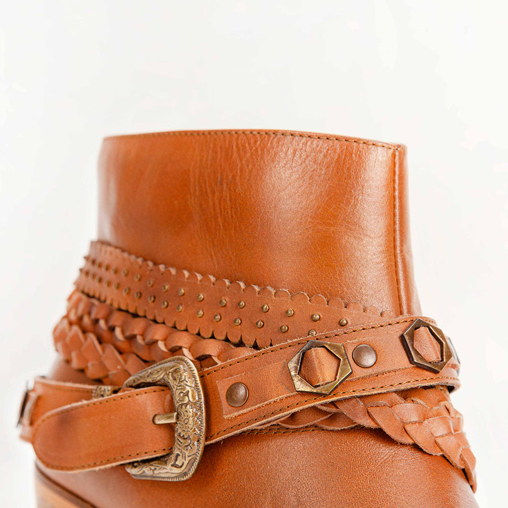 Marlene Ankle Booties In Calfskin