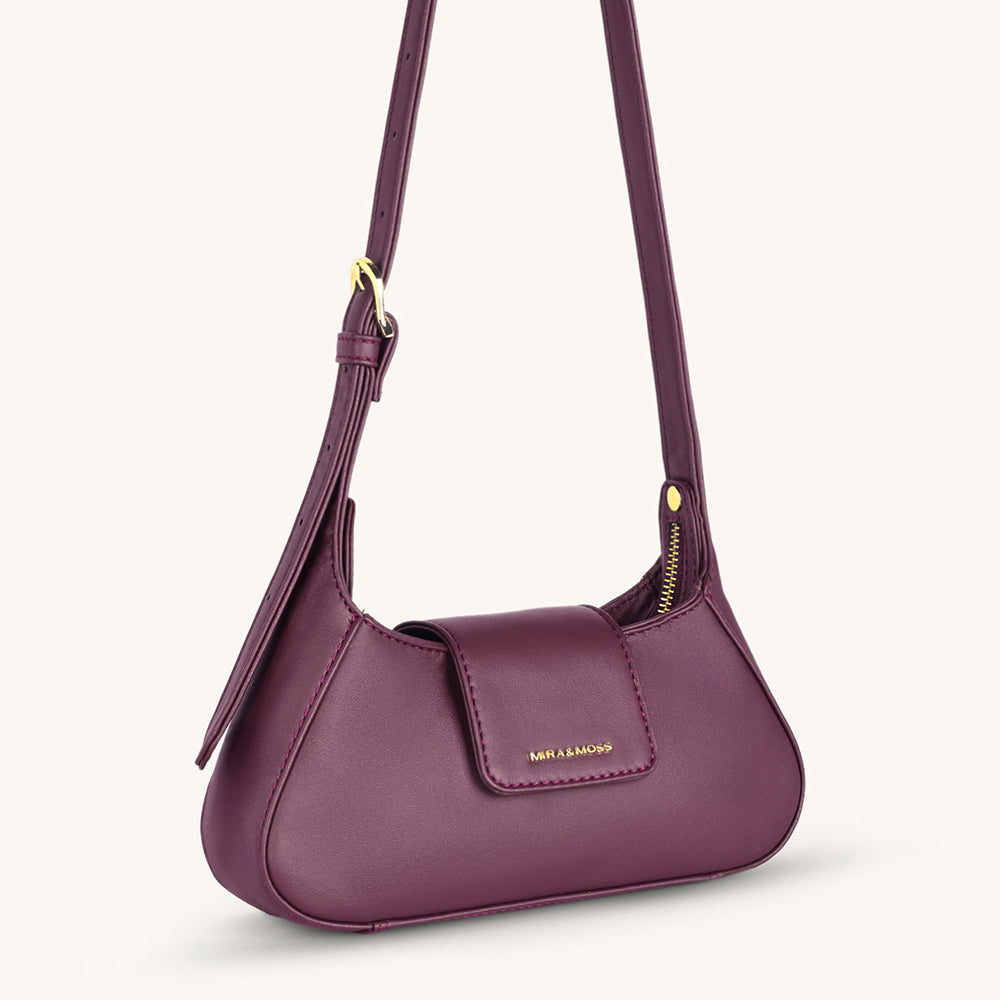 Mira & Moss Graciela Petite Shoulder Bag - Plum