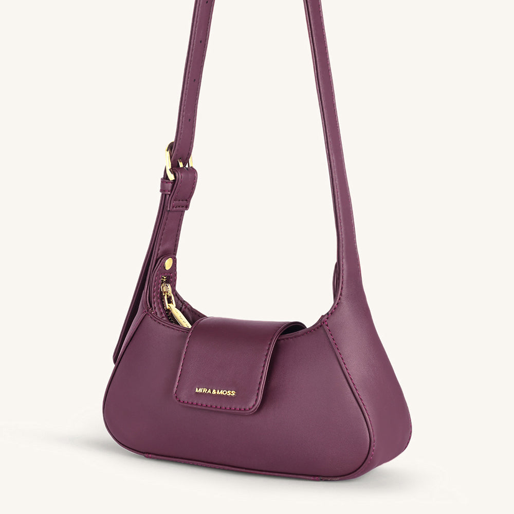 Mira & Moss Graciela Petite Shoulder Bag - Plum
