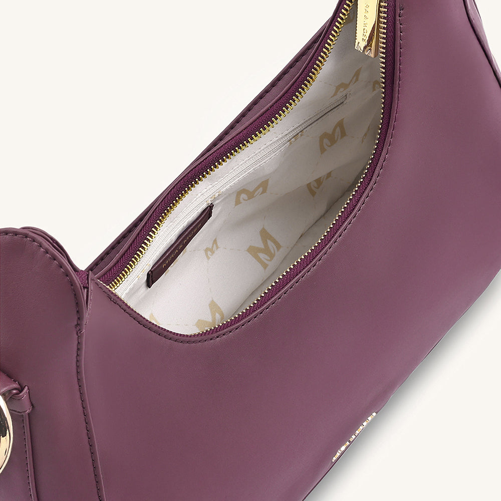 Mira & Moss Ava Shoulder Bag - Plum