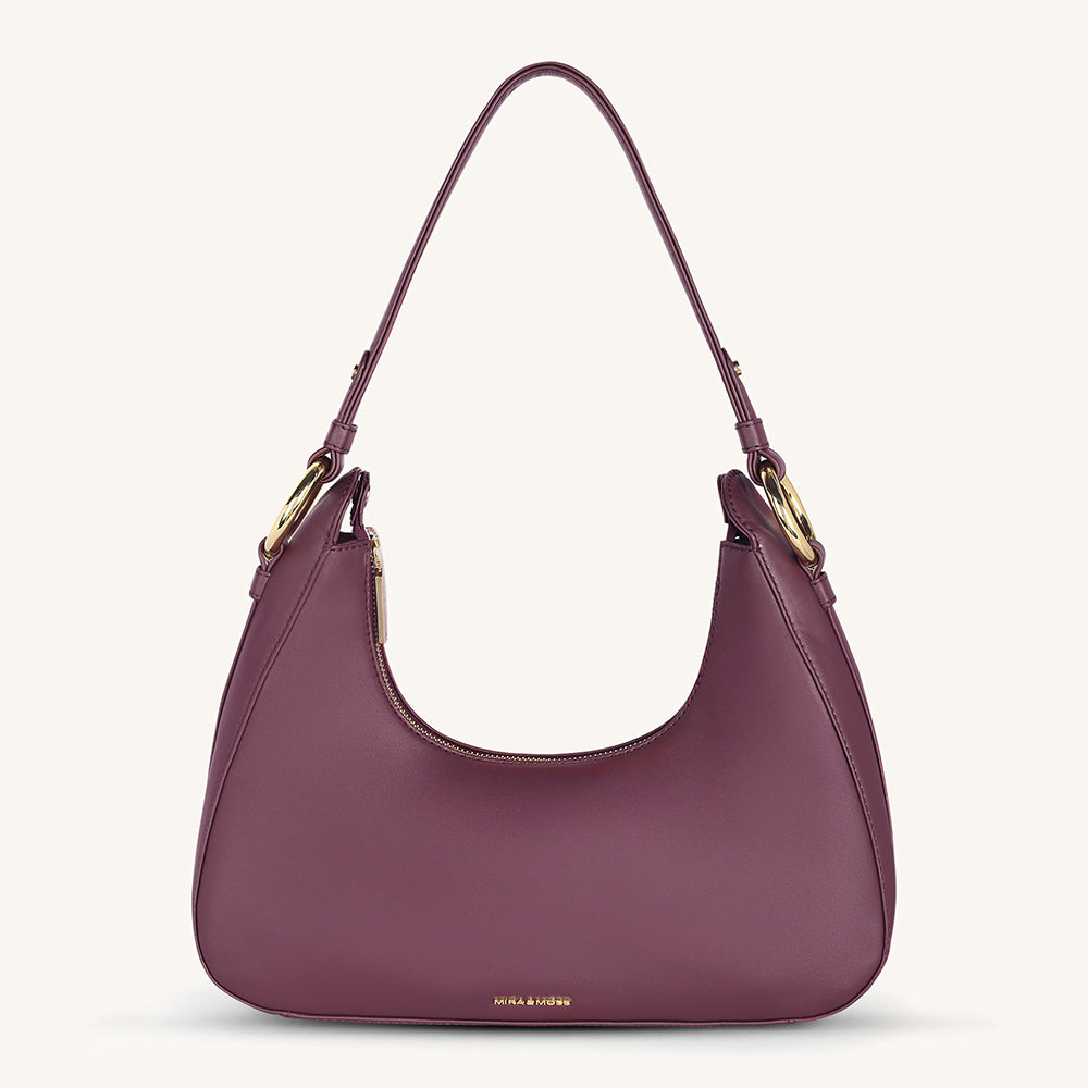 Mira & Moss Ava Shoulder Bag - Plum