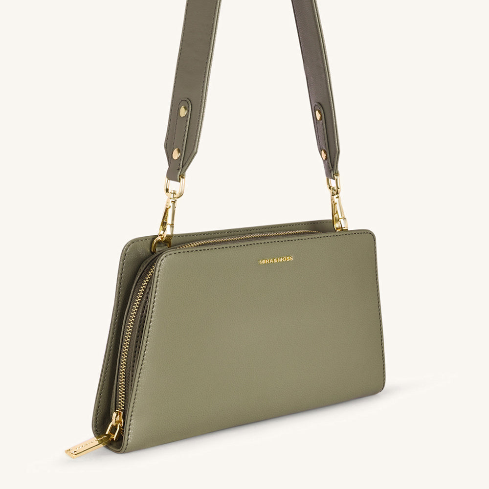 Mira & Moss Solenne Shoulder Bag - Burnt Olive