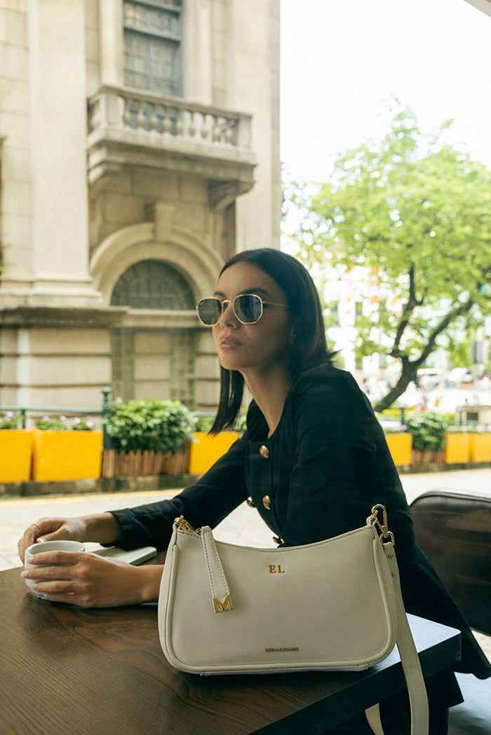 Mira & Moss Celeste Shoulder Bag - Ivory