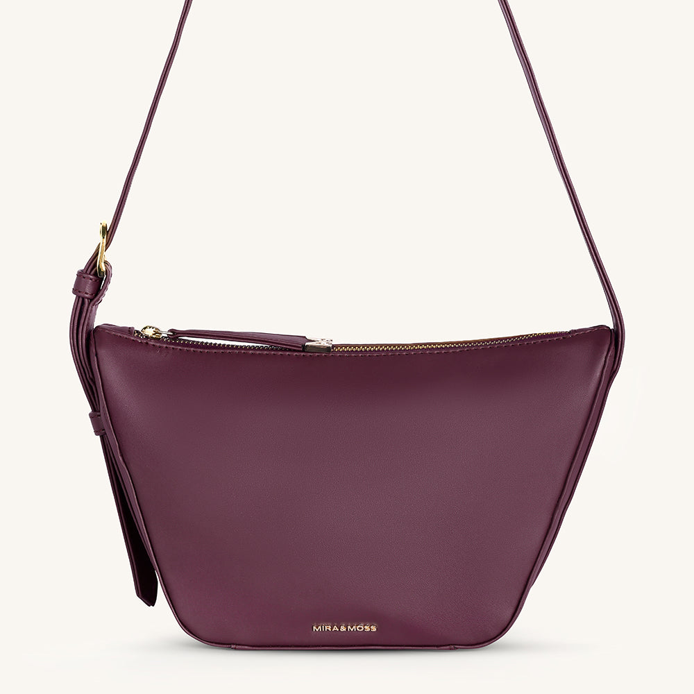 Mira & Moss Marceline Shoulder  Bag - Plum