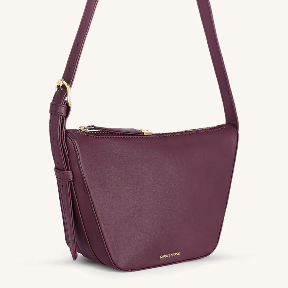 Mira & Moss Marceline Shoulder  Bag - Plum