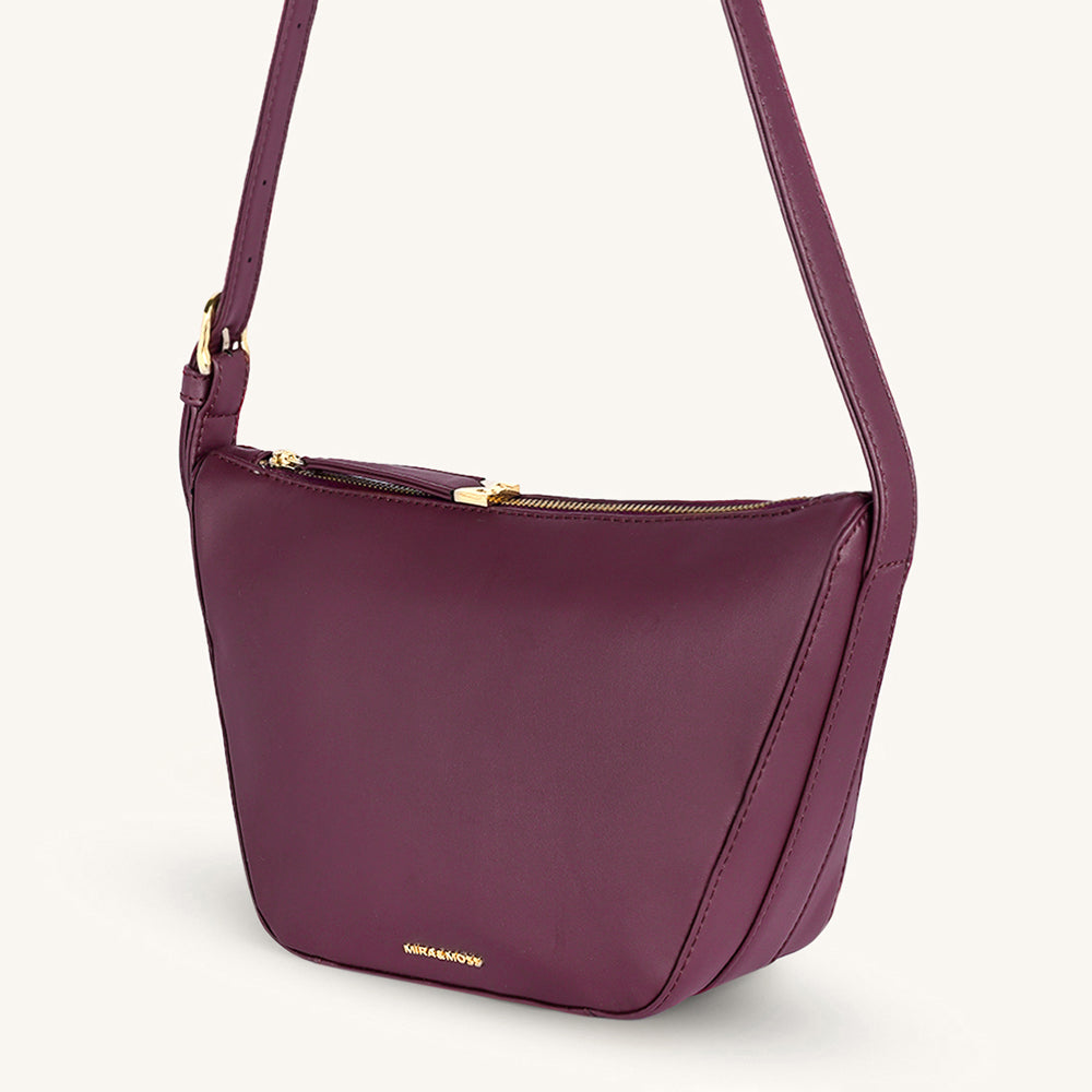 Mira & Moss Marceline Shoulder  Bag - Plum