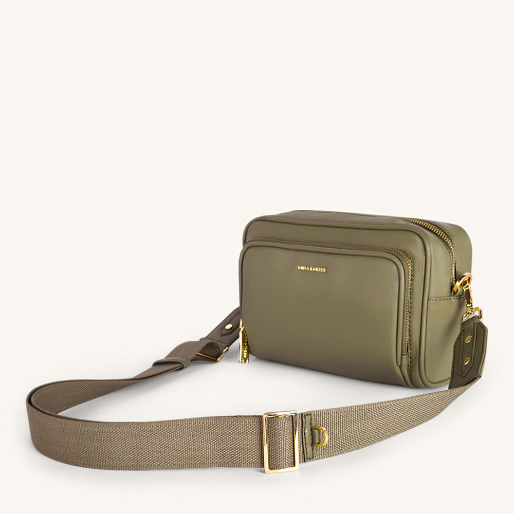 Mira & Moss Lucienne Crossbody Bag - Burnt Olive
