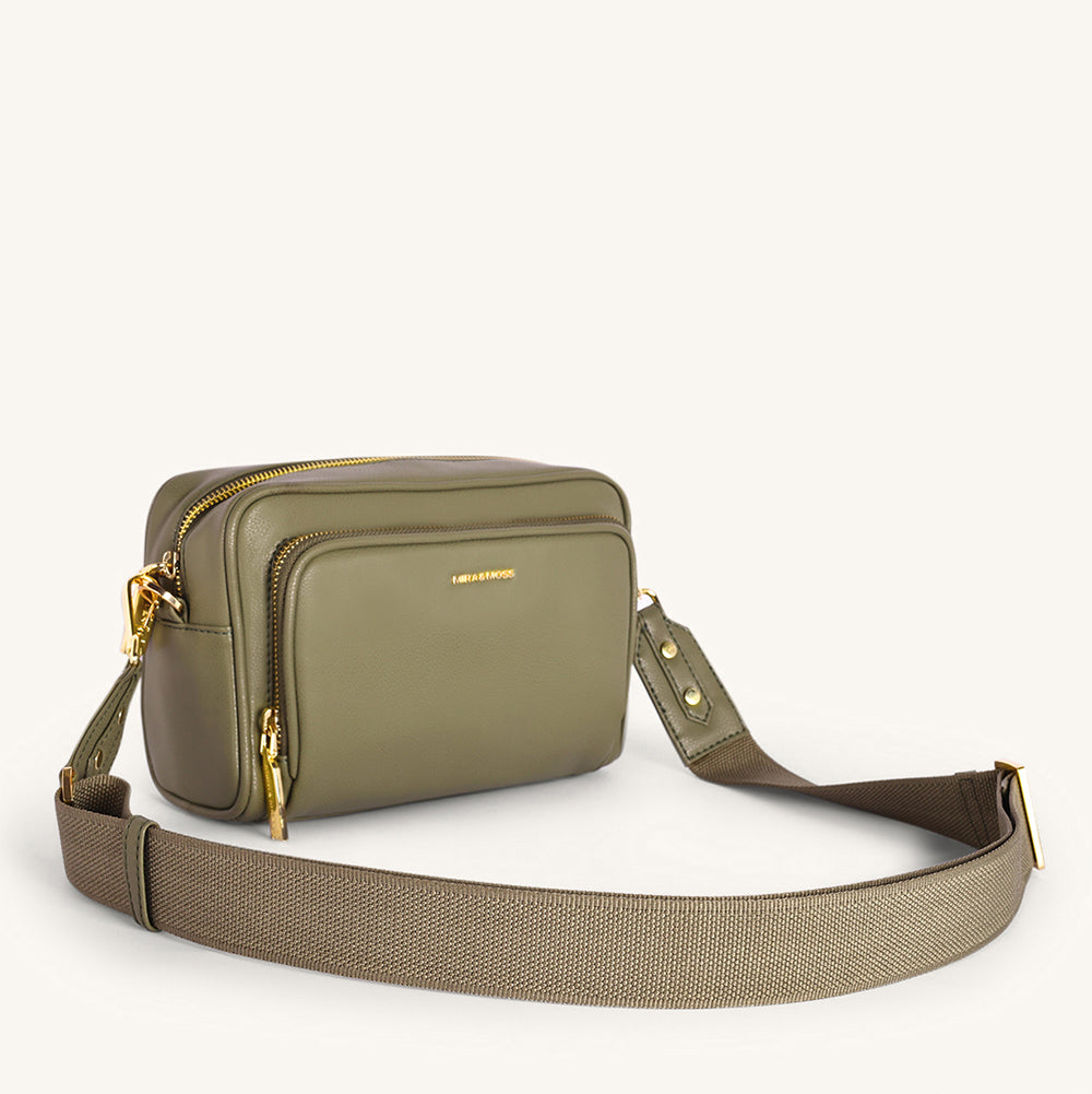 Mira & Moss Lucienne Crossbody Bag - Burnt Olive