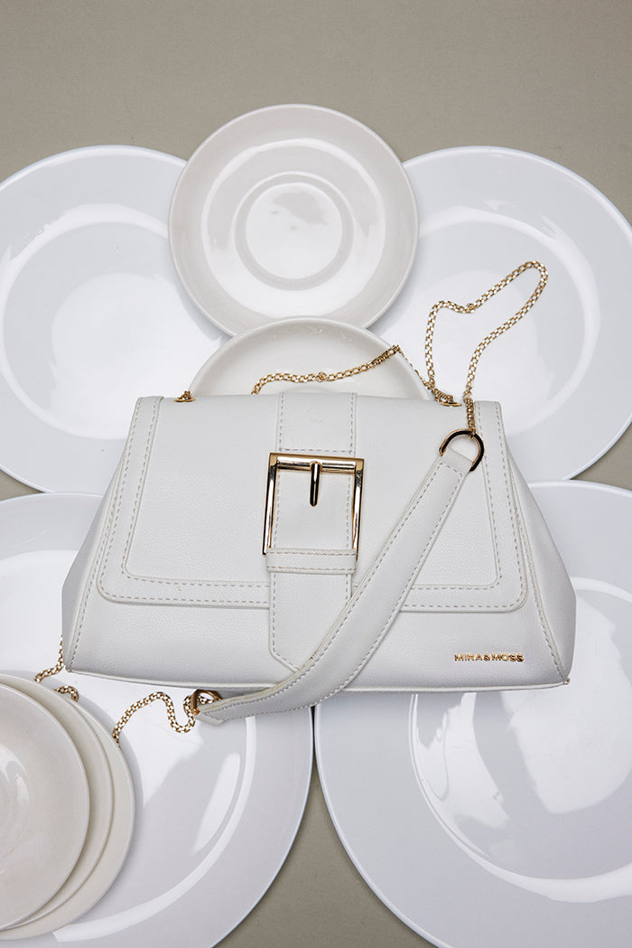 Mira & Moss Adrienne Crossbody Bag - Ivory