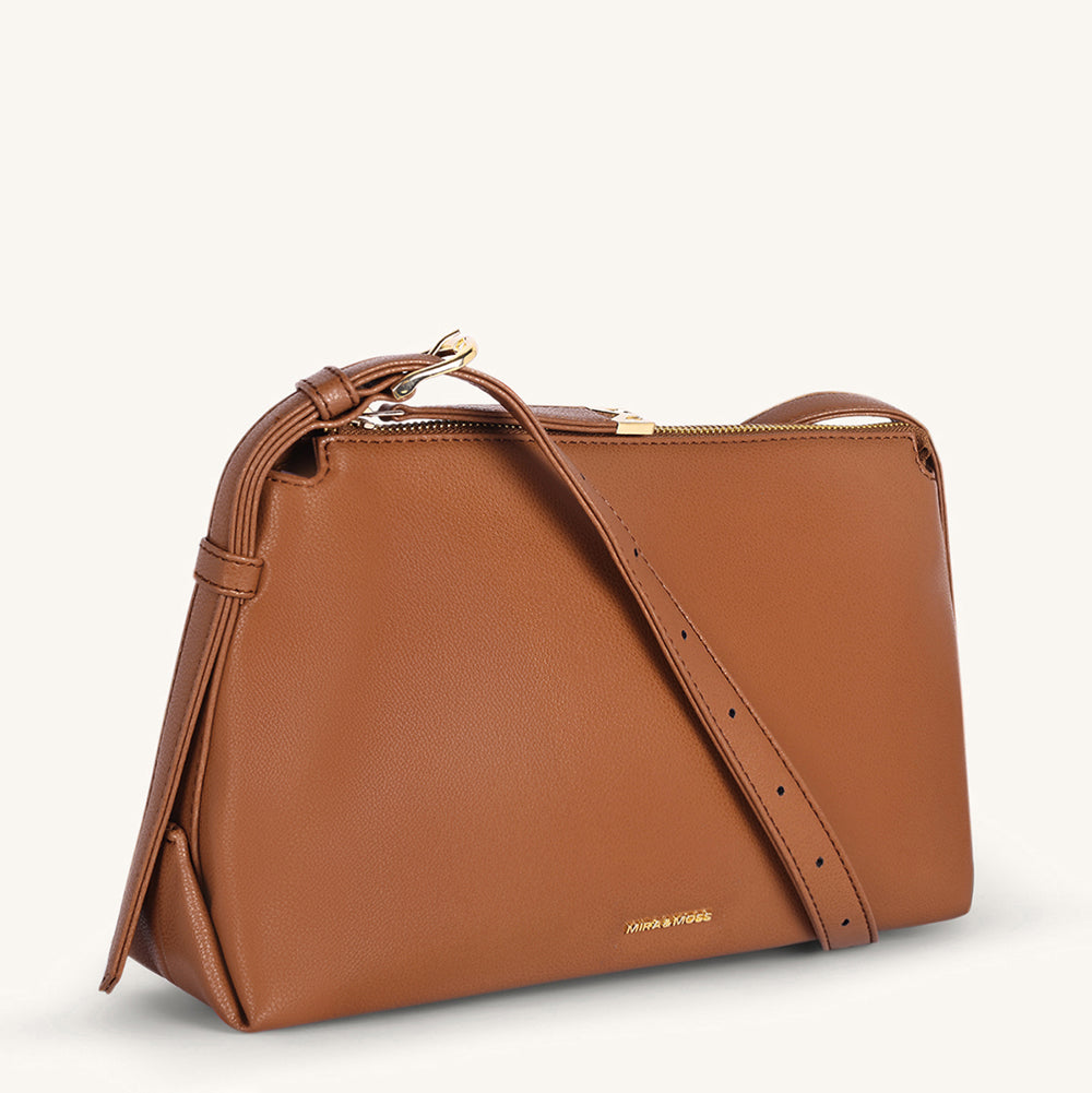 Mira & Moss Audrey Crossbody Bag - Tan