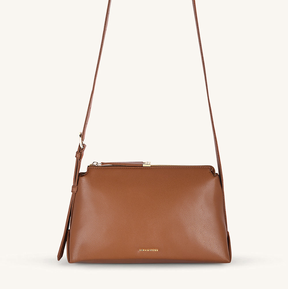 Mira & Moss Audrey Crossbody Bag - Tan