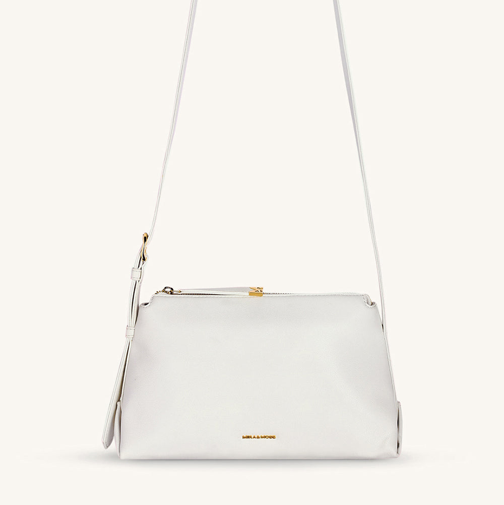 Mira & Moss Audrey Crossbody Bag - Ivory