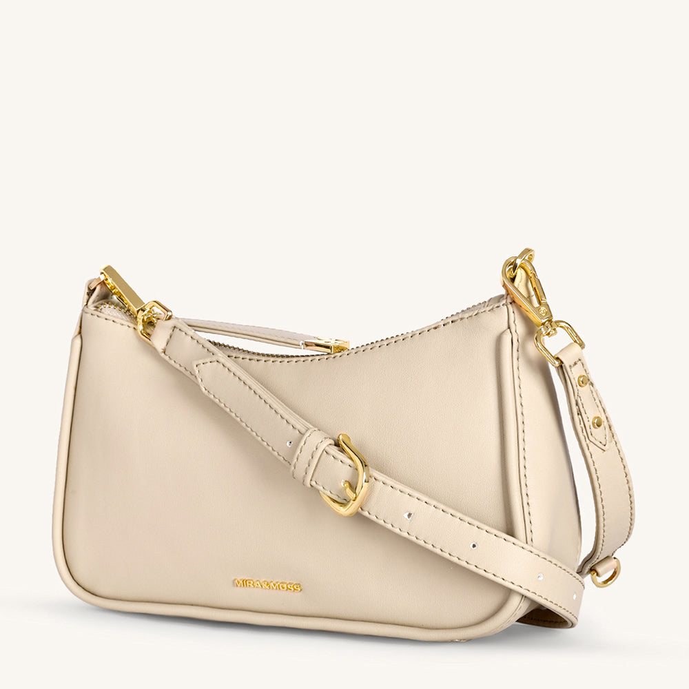Mira & Moss Madisson Crossbody Bag - Light Taupe