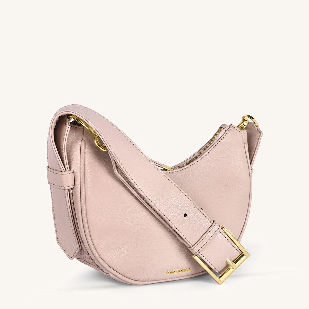 Mira & Moss Sabine Crescent Crossbody Bag - Transcendent Pink