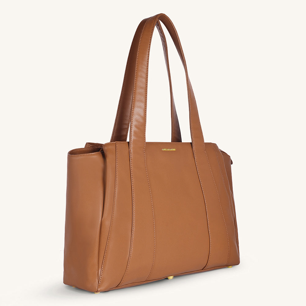 Mira & Moss Victoria Tote Bag - Tan