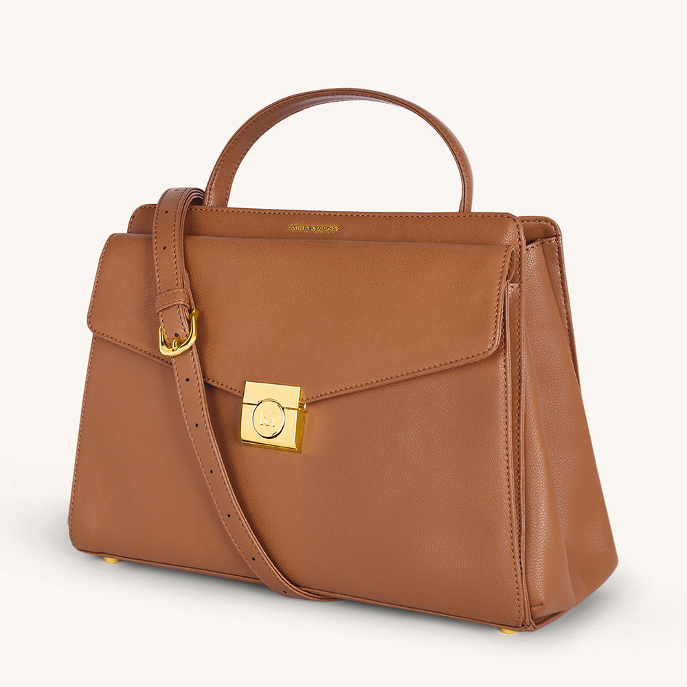 Mira & Moss Beverly Crossbody Bag - Tan