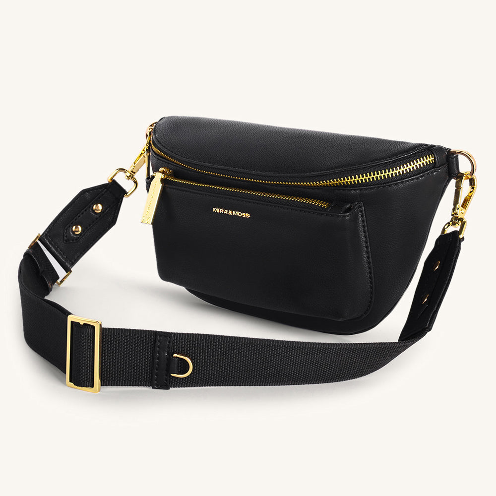 Mira & Moss Blair Fanny Bag - Black