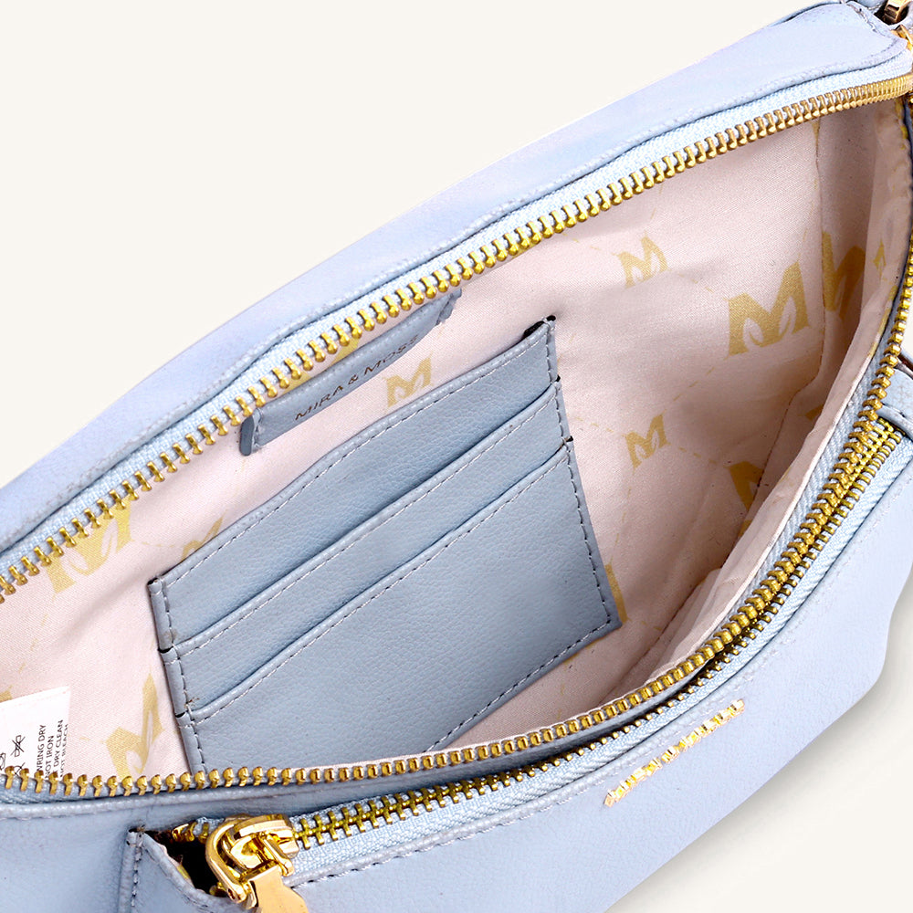 Mira & Moss Blair Fanny Bag - Ice Blue