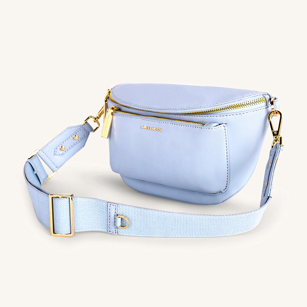 Mira & Moss Blair Fanny Bag - Ice Blue