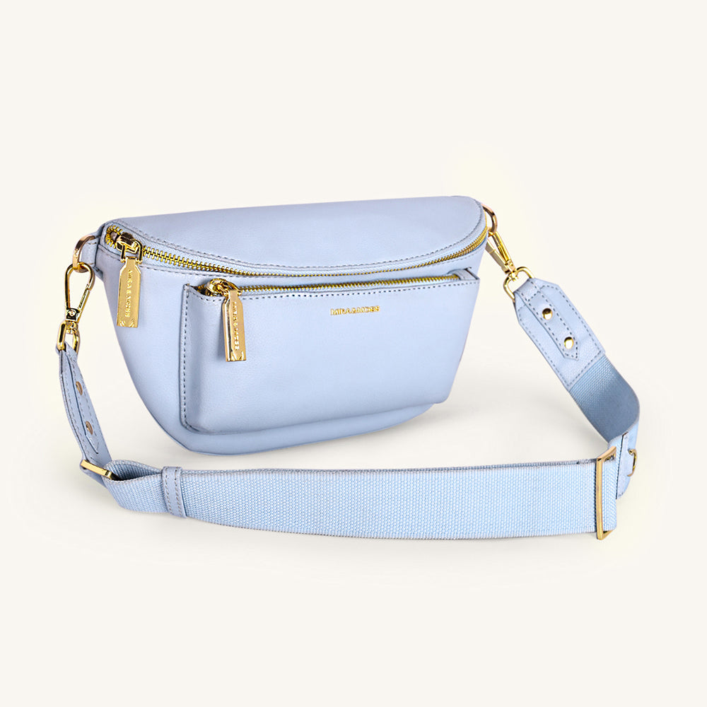 Mira & Moss Blair Fanny Bag - Ice Blue