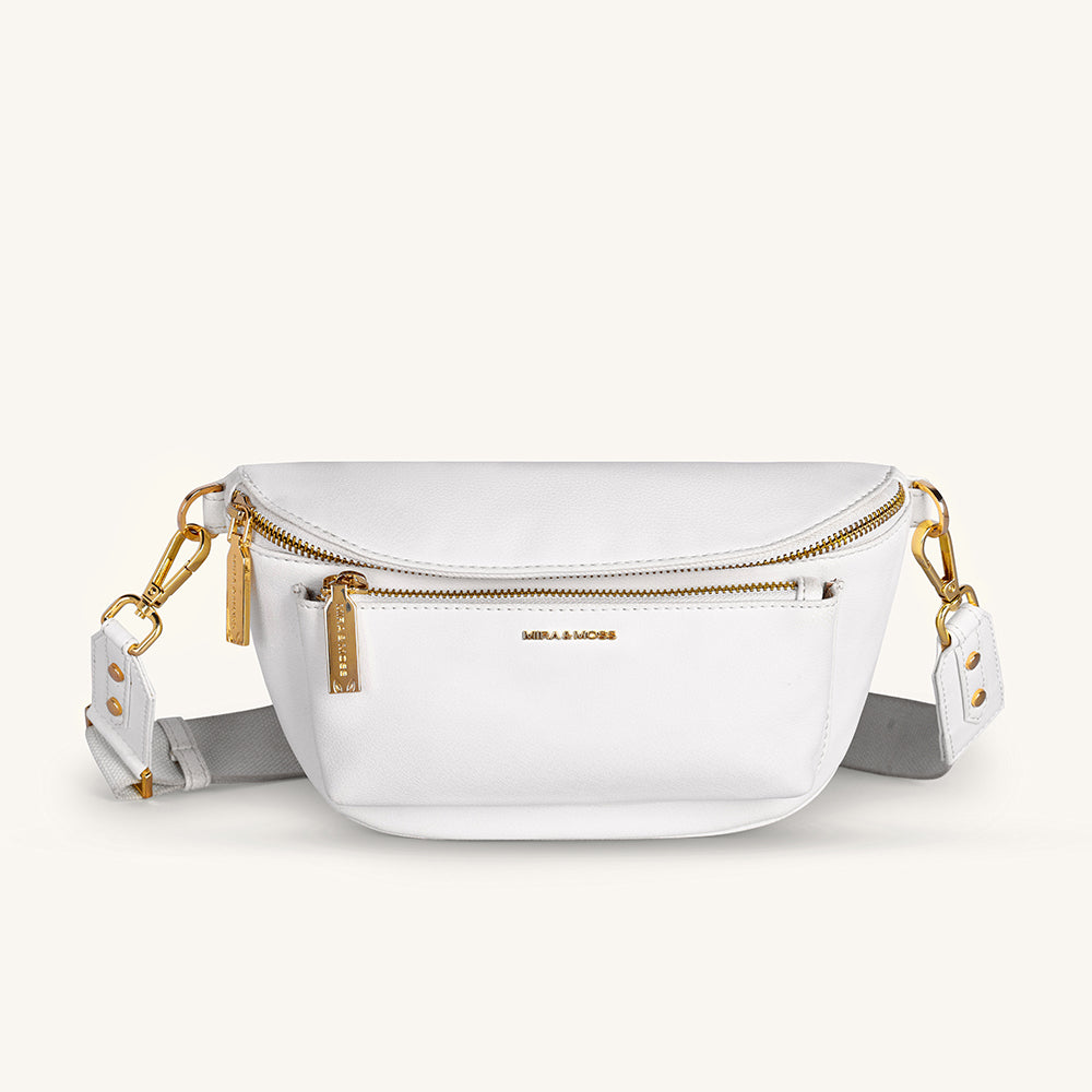 Mira & Moss Blair Fanny Bag - Ivory