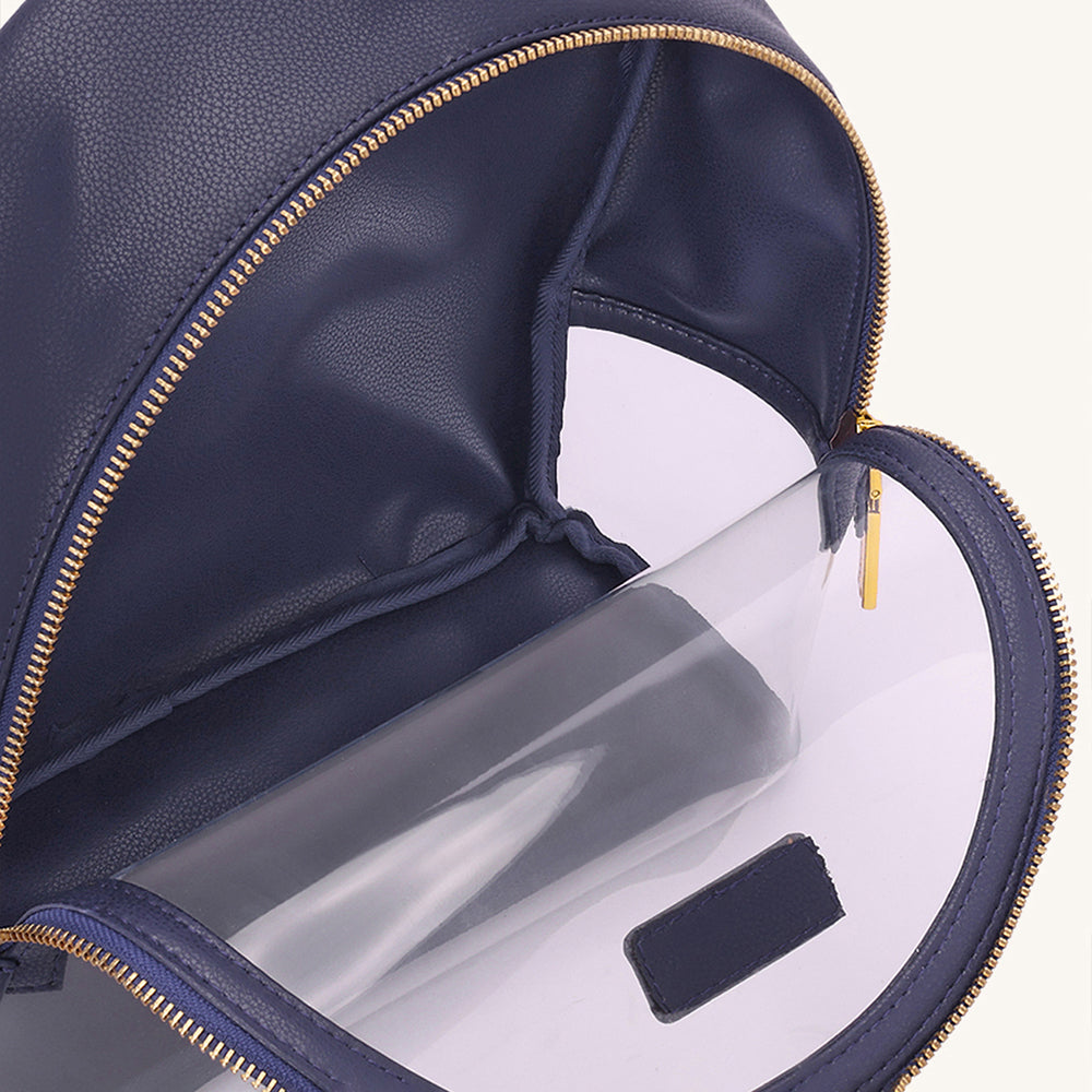 Mira & Moss Francine Clear Backpack - Future Dusk