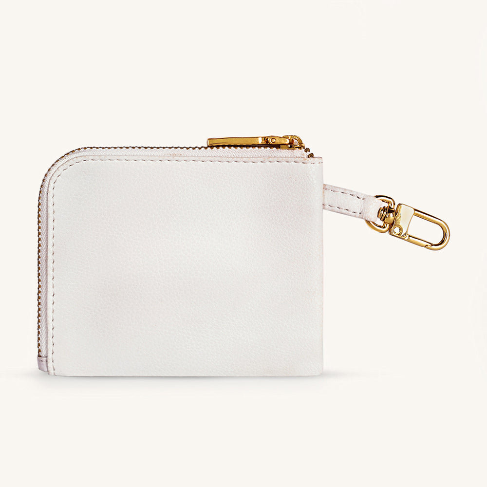 Mira & Moss Nova Compact Wallet - Ivory
