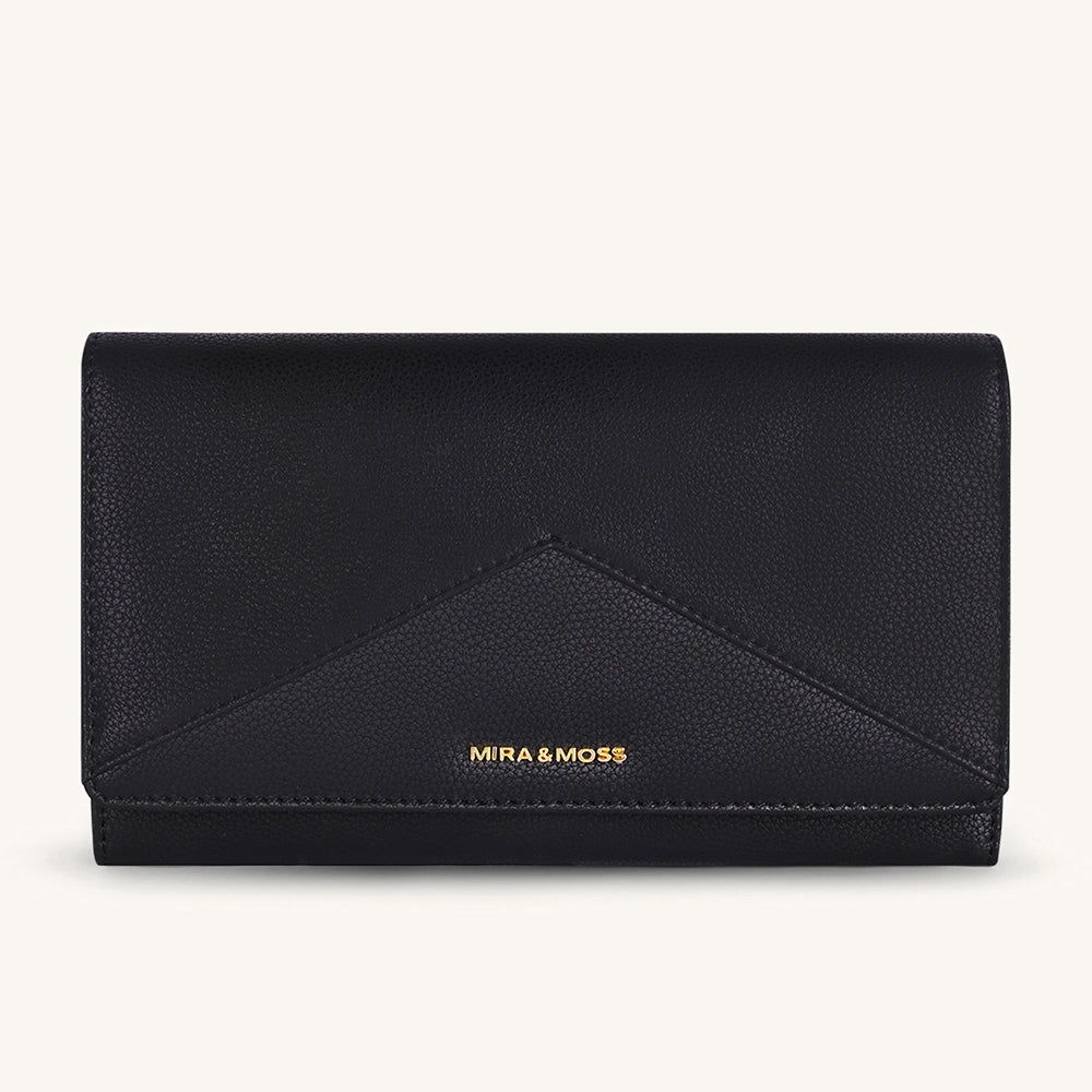 Mira & Moss Napa Long Wallet - Black