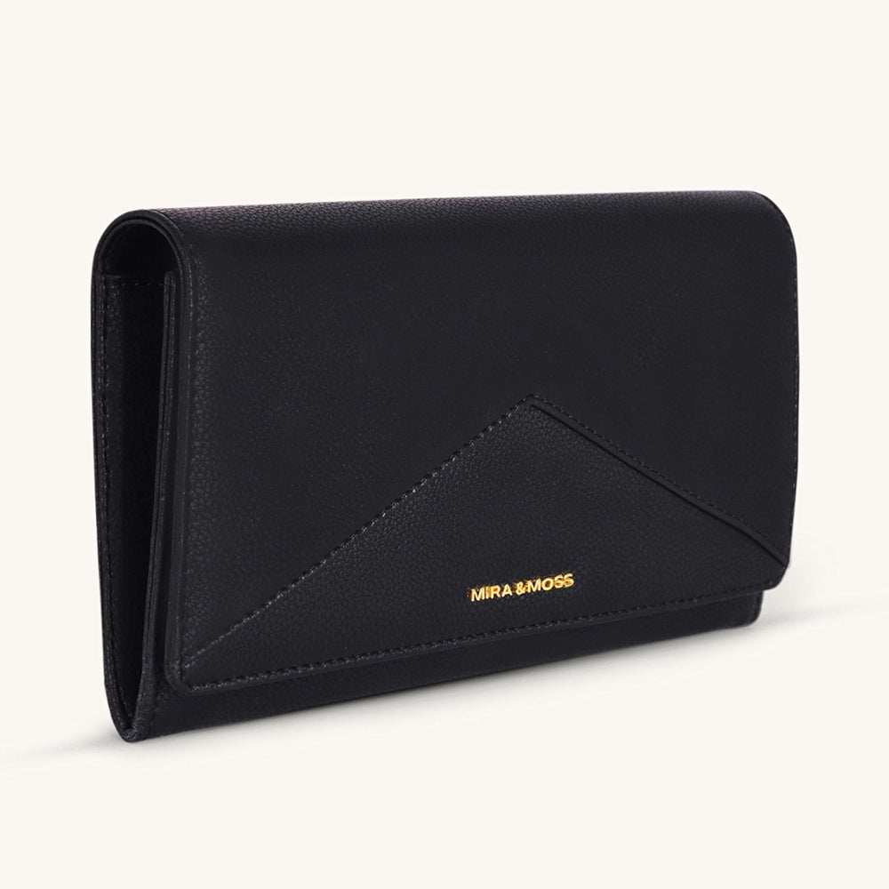 Mira & Moss Napa Long Wallet - Black