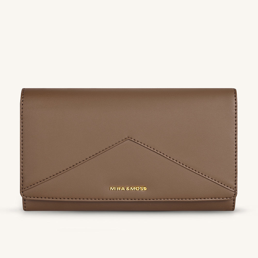 Mira & Moss Napa Long Wallet - Chocolate Latte