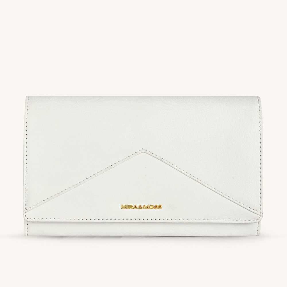 Mira & Moss Napa Long Wallet - Ivory