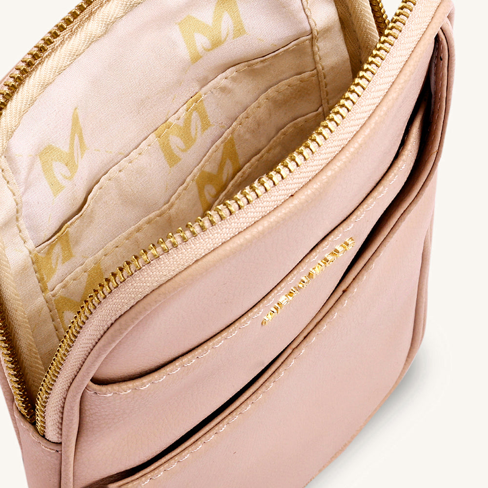 Mira & Moss Iris Mini-Crossbody Bag - Transcendent Pink